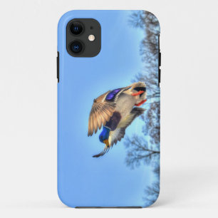 Flying Mallard Duck Drake Wildlife Foto Case-Mate iPhone Hülle