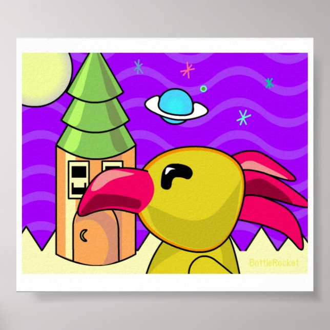 Flying Man Poster (Vorne)