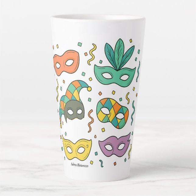 Flying Masks Milchtasse (Vorderseite)