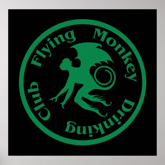 Flying Monkey Drink Club Poster (Vorne)