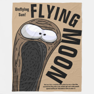 Flying Moon Blanket Fleecedecke