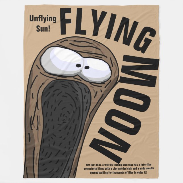 Flying Moon Blanket Fleecedecke (Vorderseite)