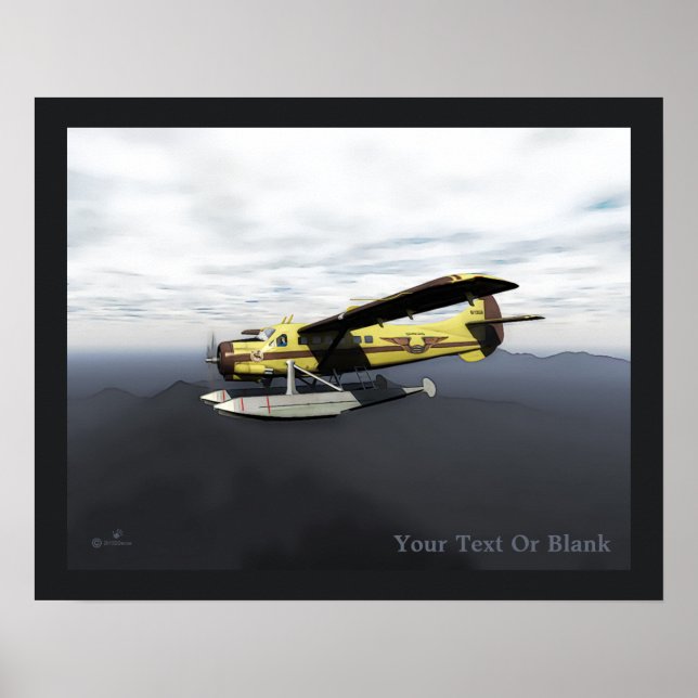 Flying Moose Aviation de Havilland DH3-C Otter Poster (Vorne)