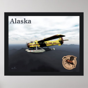 Flying Moose Aviation de Havilland DH3-C Otter Poster