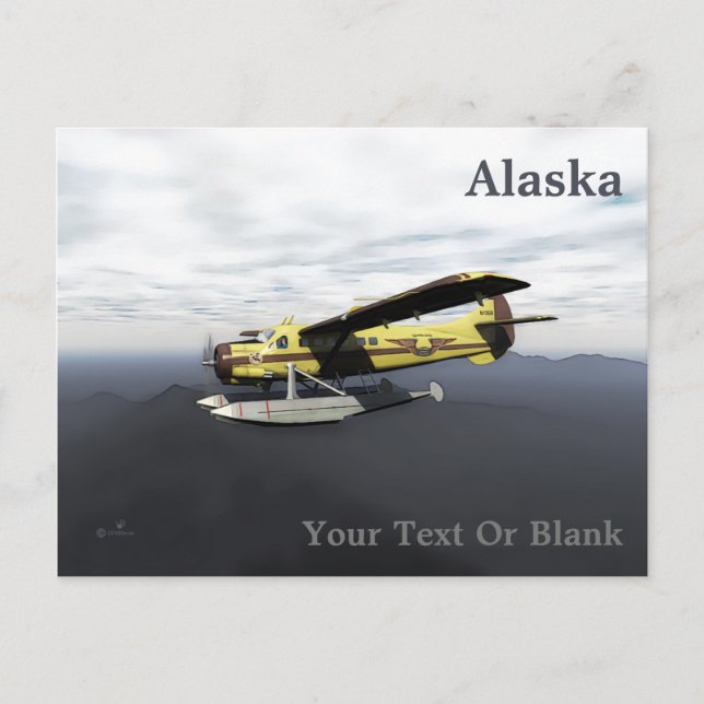 Flying Moose Aviation de Havilland DH3-C Otter Postkarte (Vorderseite)