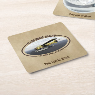 Flying Moose Aviation de Havilland DH3-C Otter Rechteckiger Pappuntersetzer