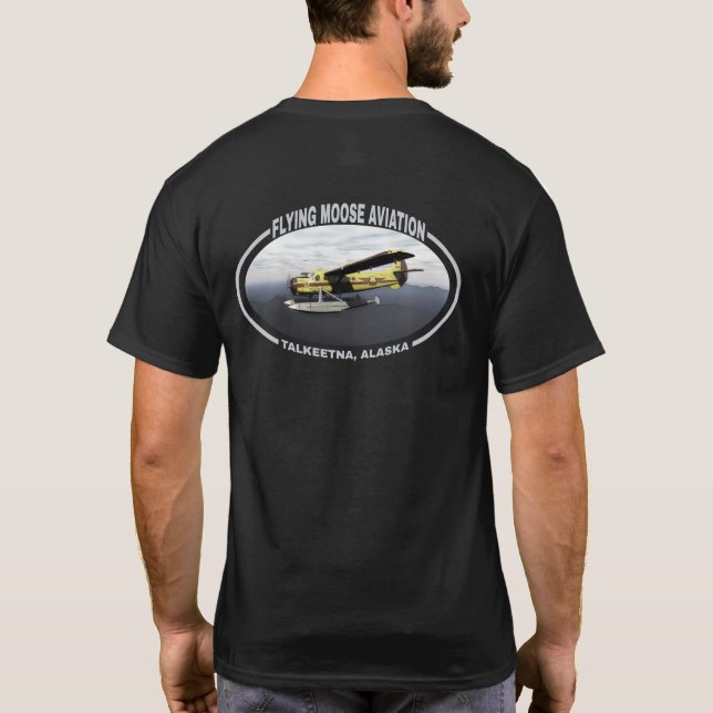 Flying Moose Aviation de Havilland DH3-C Otter T-Shirt (Rückseite)