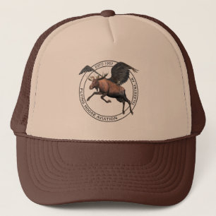 Flying Moose Aviation Logo Truckerkappe