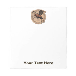 Flying Moose Aviation Patch Notizblock