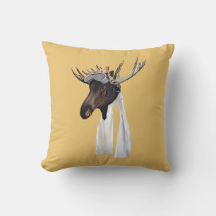 Flying Moose Aviation Pilot Kissen