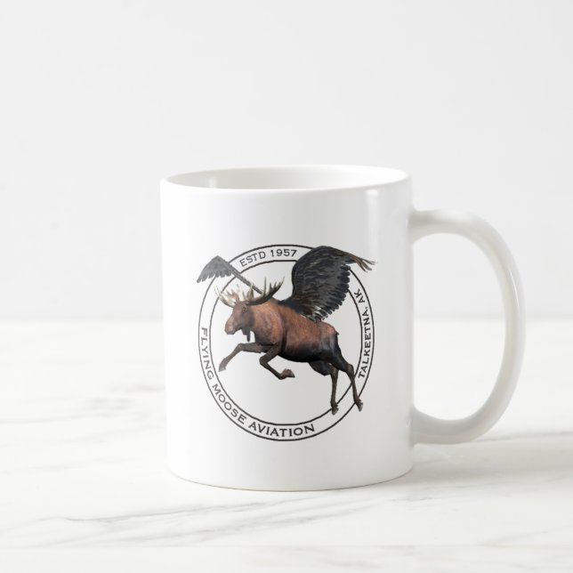Flying Moose Aviation Tasse (Rechts)
