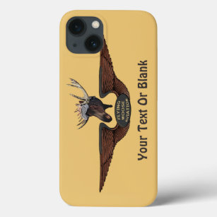 Flying Moose Bush Pilot Wings iPhone 13 Hülle