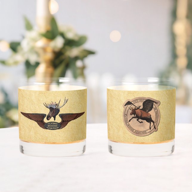 Flying Moose Pilot Wings Whiskyglas (Insitu (Hochzeit))
