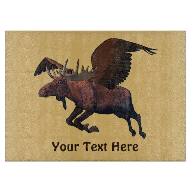 Flying Moose Schneidebrett (Vorderseite)