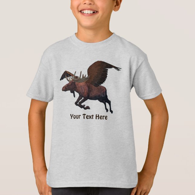 Flying Moose T-Shirt (Vorderseite)