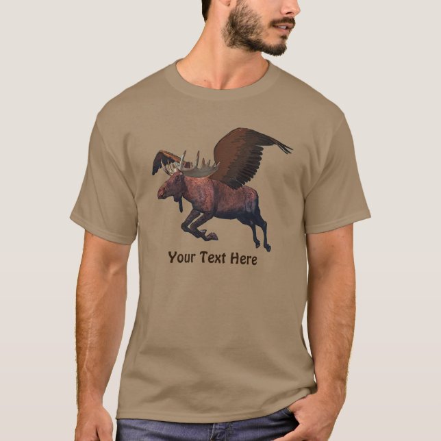 Flying Moose T-Shirt (Vorderseite)
