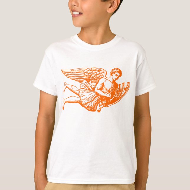 Flying Musical Angel T-Shirt (Vorderseite)