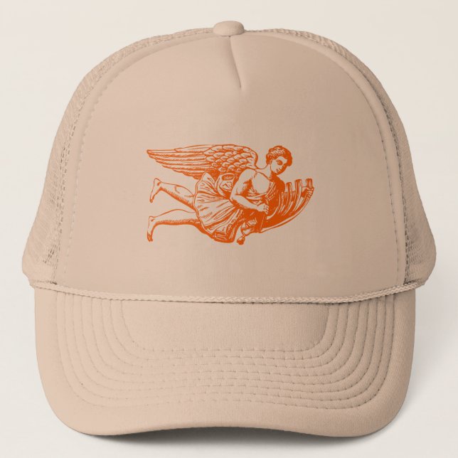 Flying Musical Angel Truckerkappe (Vorderseite)