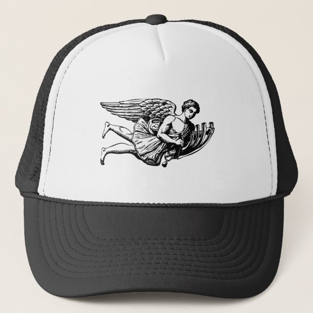 Flying Musical Angel Truckerkappe (Vorderseite)