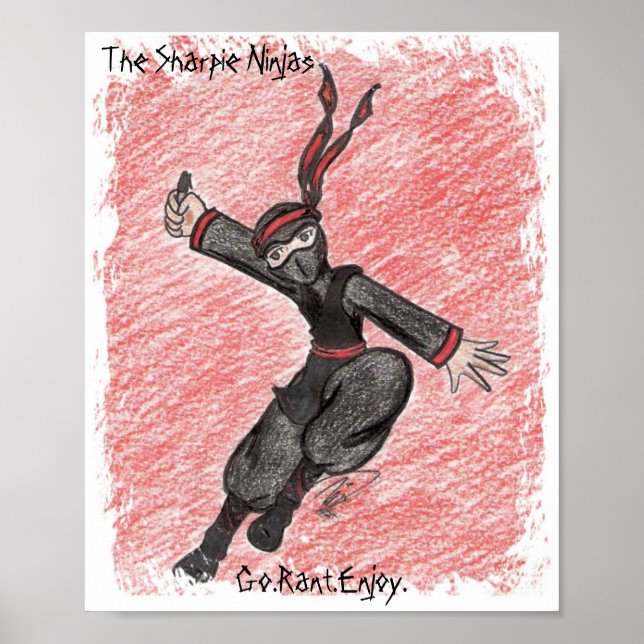 Flying Ninja Poster (Vorne)