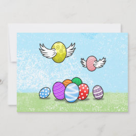 Flying Oaster Eggs Einladung