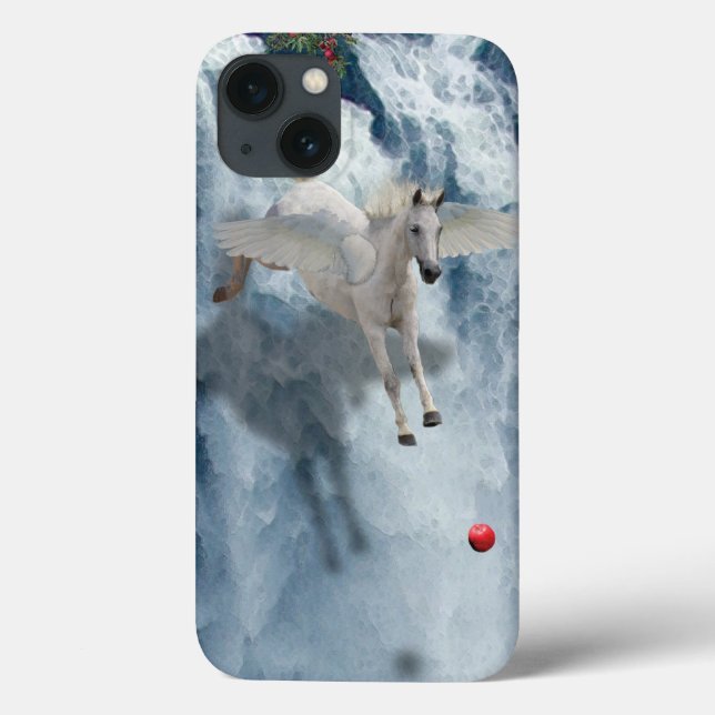 Flying Pegasus & Waterfall Fantasy Art Device Case (Rückseite)