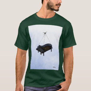 Flying Piano Long T-Shirt