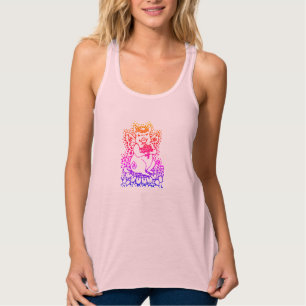 FLYING PIG BLUME FAIRE, RACERBACK TANK TOP Pink