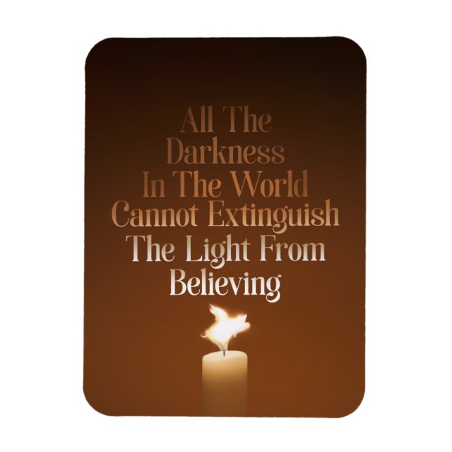 Flying Pig Candle Flame Magnet (Vertikal)