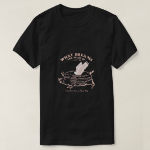 Flying Pig Diagramm T-Shirt