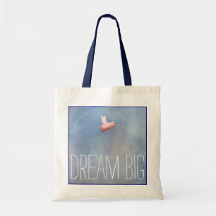 Flying Pig-Dream Big Tragetasche