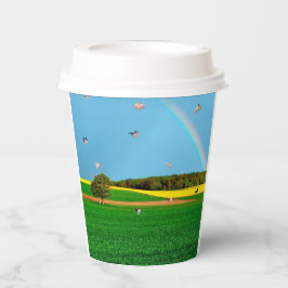 Flying Pig Farm Paper Cup Pappbecher