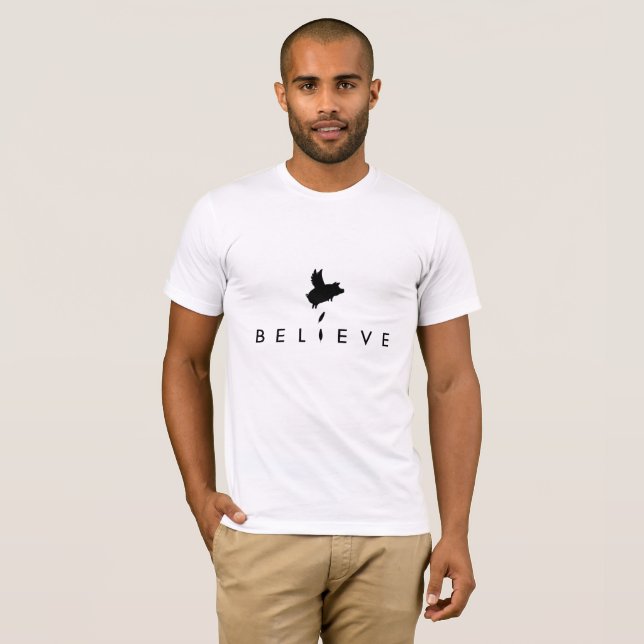 Flying Pig Glaube T-Shirt (Vorne ganz)