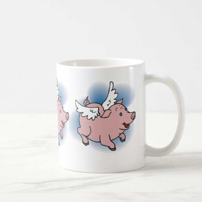 Flying Pig Kaffeetasse (Rechts)