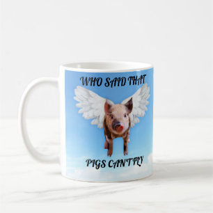 Flying Pig Kaffeetasse