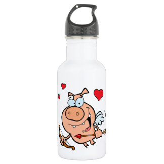 Flying Pig mit Bow und Pfeil Trinkflasche
