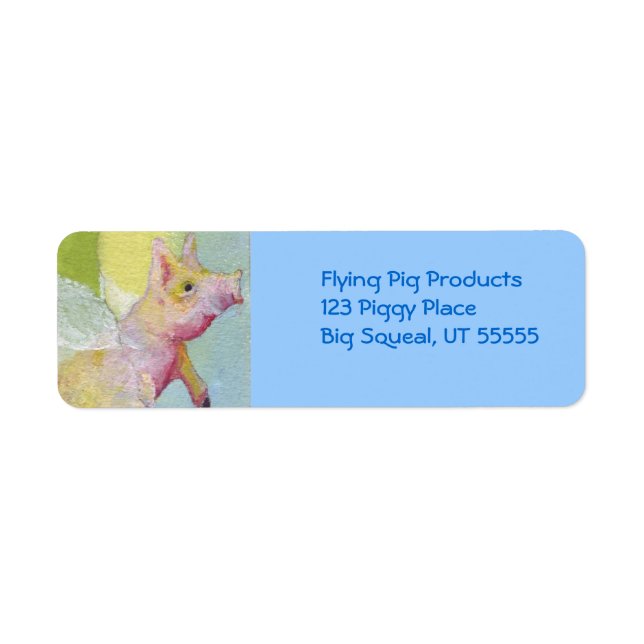 Flying Piggy Label (Vorne)