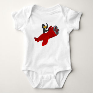 Flying Pinguin-Cartoon-Babybodysuit Baby Strampler