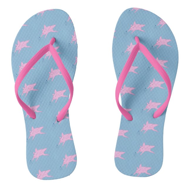 Flying Pink Pigs Sprinklen Magic Stars FlipFlops (Fußbett)