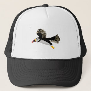 Flying Puffin Art Truckerkappe