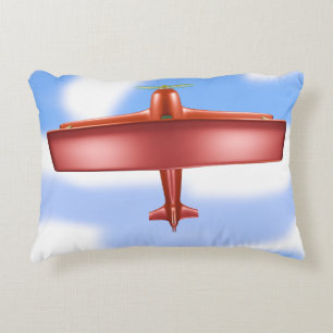 Flying Red Uproar Accent Pillow Dekokissen