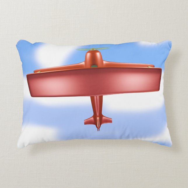 Flying Red Uproar Accent Pillow Dekokissen (Vorderseite)