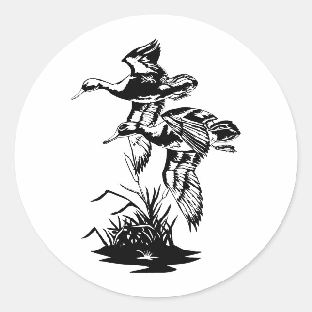 FLYING RUNDER AUFKLEBER (Vorderseite)