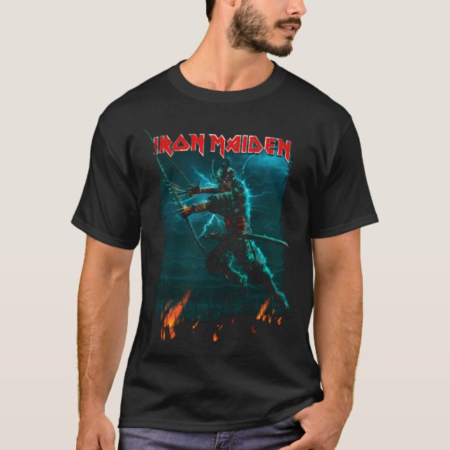 Flying Samurai Skeleton T-Shirt (Vorderseite)