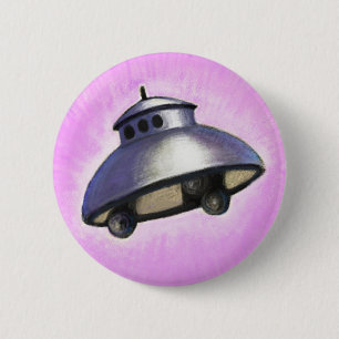 Flying Saucer Button