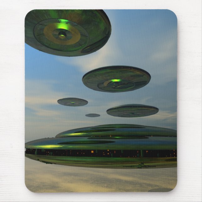 Flying Saucer Fleet Mousepad (Vorne)