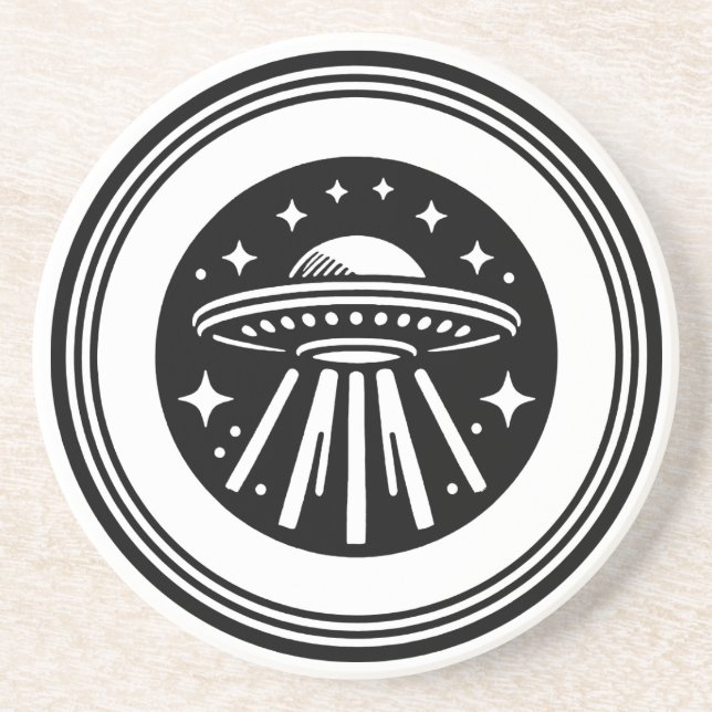 Flying Saucer Getränkeuntersetzer (Vorne)