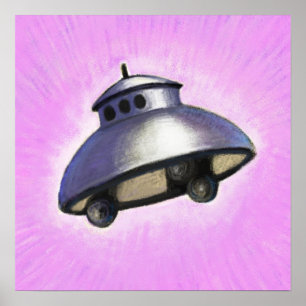 Flying Saucer Poster