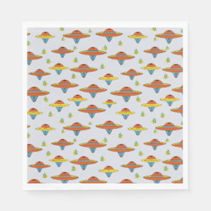 Flying Saucer Serviette