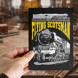 Flying Scotsman 1923 LNER Train. Steam Locomotive. Postkarte